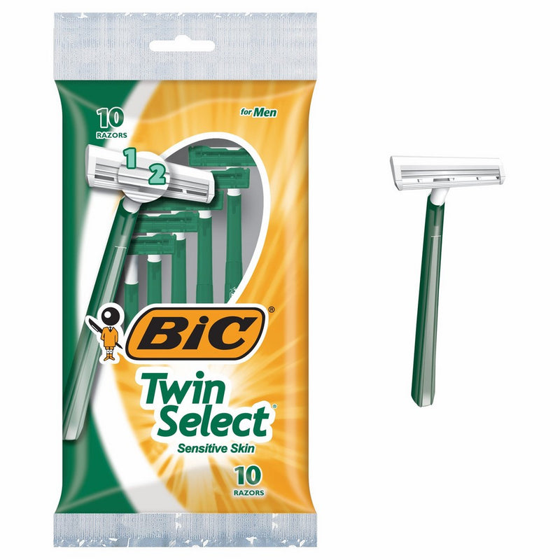 BIC Twin Select Men's Disposable Razor, 10 Count ( Pack Of 3 )