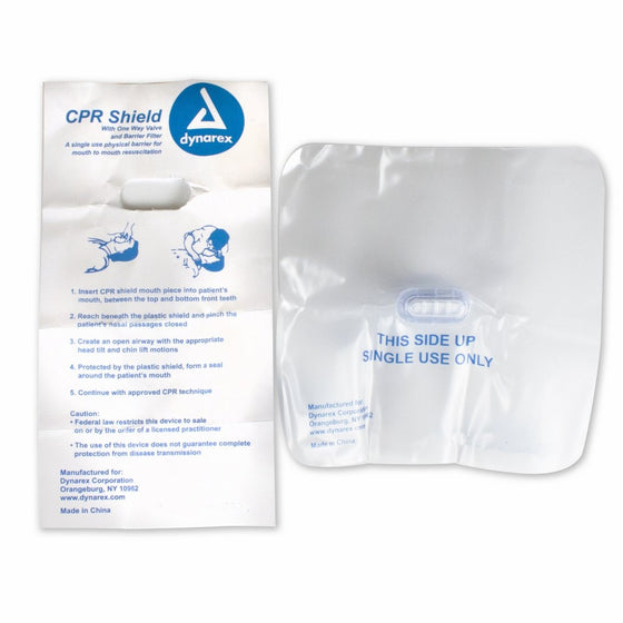 Think Safe CPRB01 CPR Barrier with One Way Valve