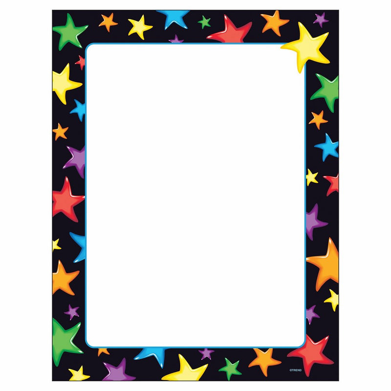 TREND enterprises, Inc. Gel Stars Terrific Papers, 50 ct