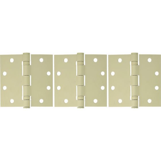 Hager 1279B00450045P000N Architectural Hinge, 4.5"x4.5", USP NRP Finish (Pack of 3)