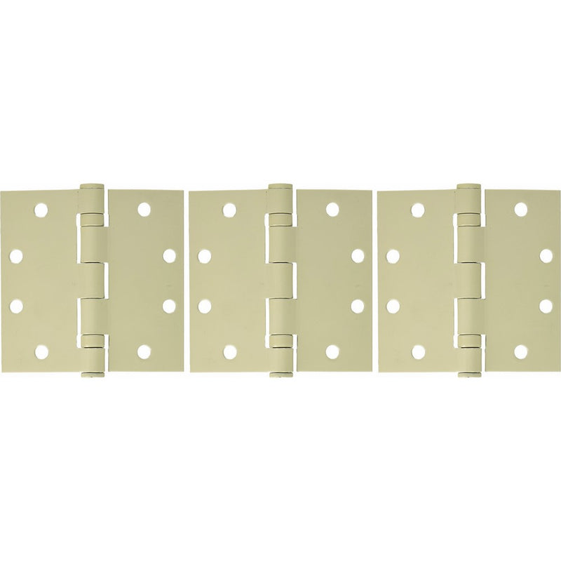 Hager 1279B00450045P000N Architectural Hinge, 4.5"x4.5", USP NRP Finish (Pack of 3)