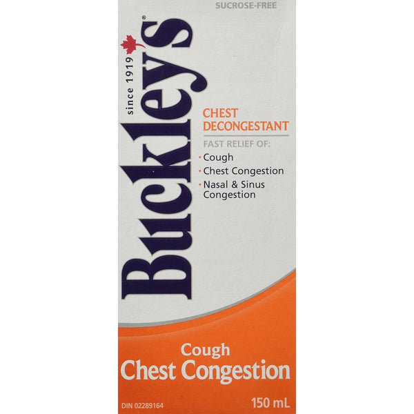 BUCKLEY'S Original 'CHEST DECONGESTANT' Syrup for COUGH 150 ml Size