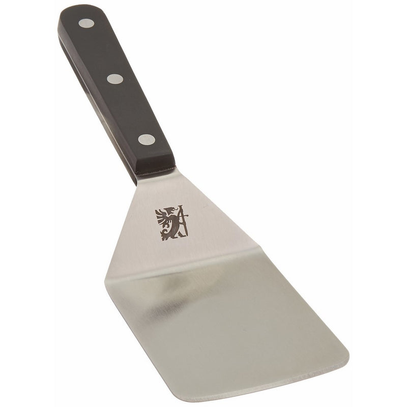 Sabatier 5154549 Triple Riviet Stainless Steel Restaurant-Style Wide Turner, Black