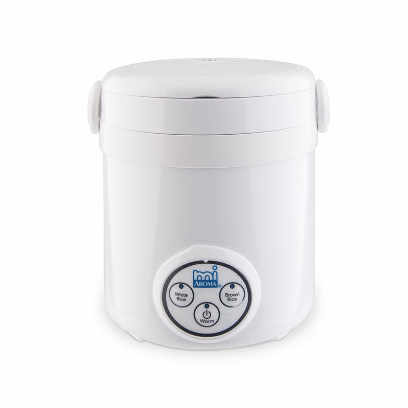 Aroma Housewares Mi 3-Cup (Cooked) (1.5-Cup UNCOOKED) Digital Cool Touch Mini Rice Cooker