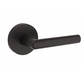 Kwikset 91540-030 Milan Round Hall/Closet Lever in Iron Black