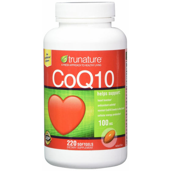 TruNature Coenzyme CoQ10 100 mg - 220 Softgels