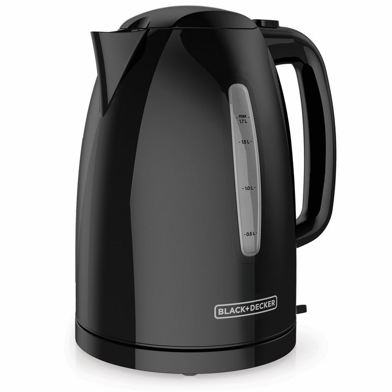 BLACKDECKER KE1500B 1.7L Rapid Boil Electric Cordless Kettle, Black