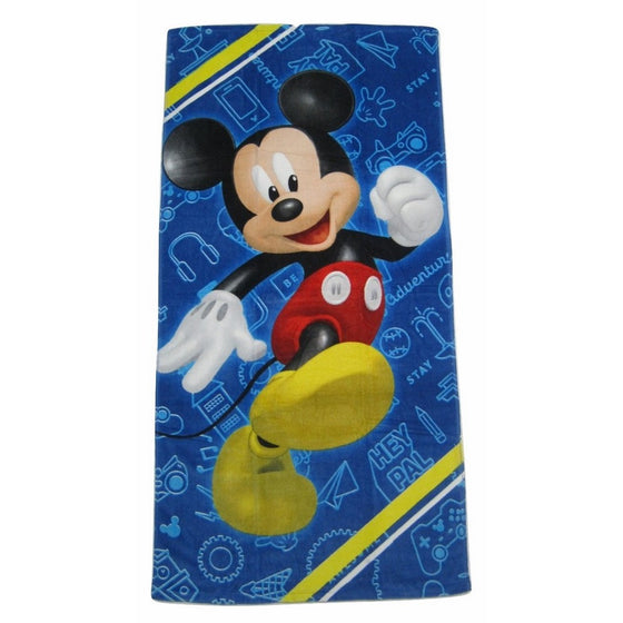 Disney Mickey Mouse Clubhouse Road Racers Fiber Reactive Beach Towel - Hey Pal