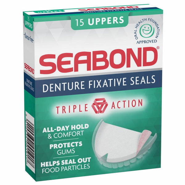 SEA-BOND Denture Adhesive Seals Uppers Original 15 ea