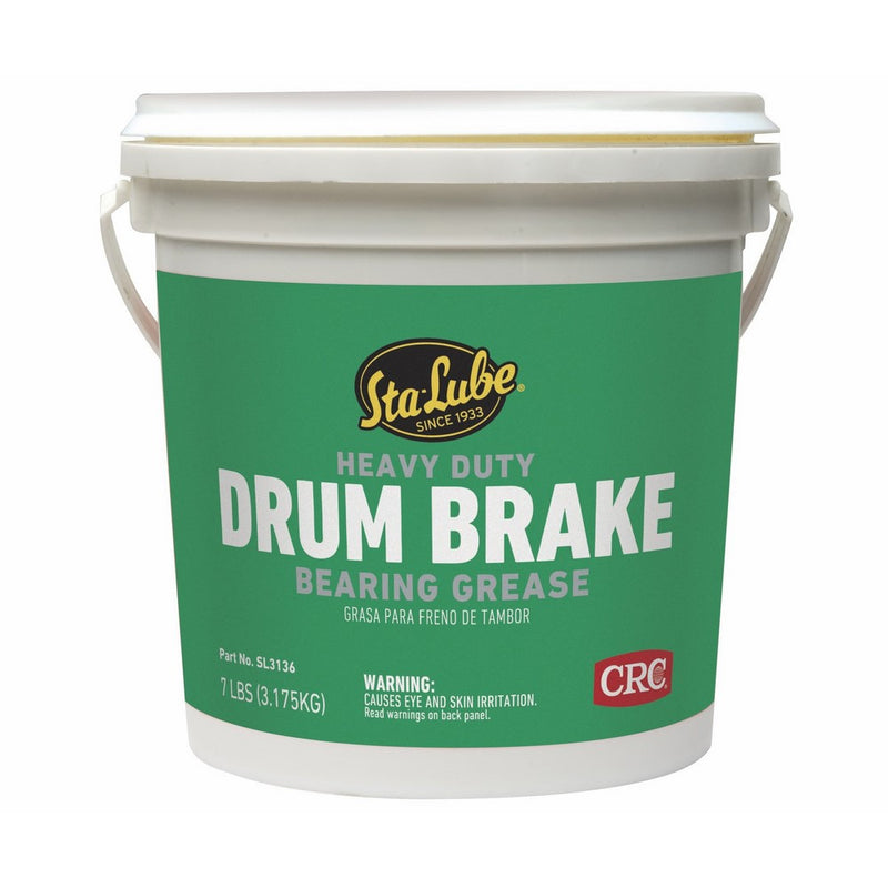 Sta-Lube SL3136 Heavy Duty Drum Brake Wheel Bearing Grease, 7 lbs.