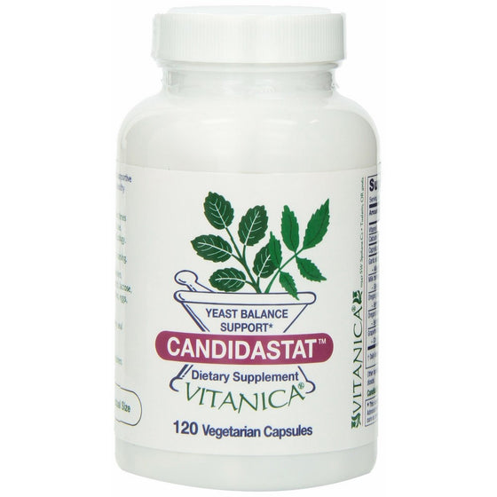 Vitanica, Candidastat Vegetarian Capsules, 120-Count