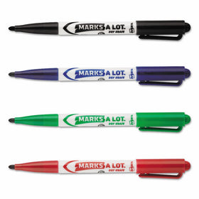 Avery 29860 MARK A LOT Pen-Style Dry Erase Markers, Bullet Tip, Assorted (Set of 24)