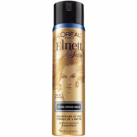 L'Oreal Paris Elnett Satin Hairspray, Extra Strong Hold, Travel Size, 2.2 oz. (Packaging May Vary)