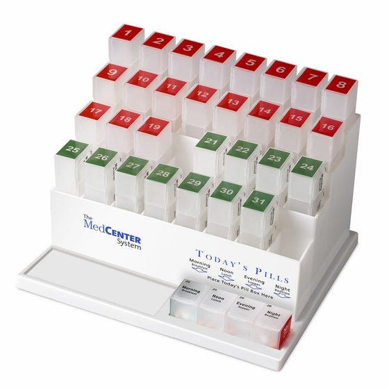 MedCenter 31 Day Pill Organizer