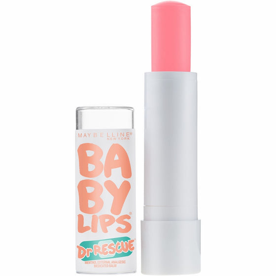 Maybelline New York Dr. Rescue Baby Lips Medicated Lip Balm Makeup, Coral Crave, 0.15 oz