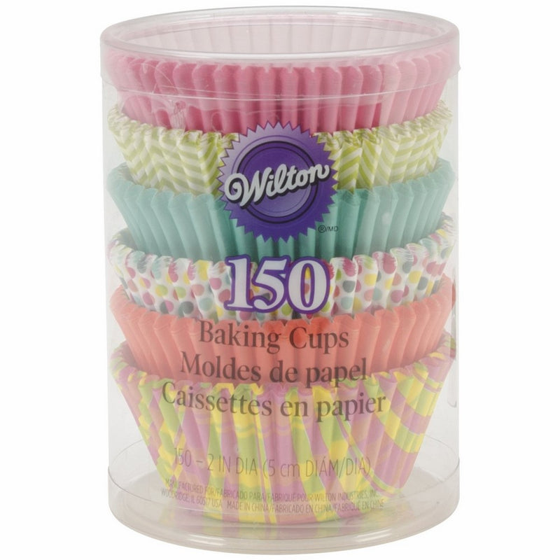 Wilton Assorted Spring Theme Baking Cups, 150-Pack