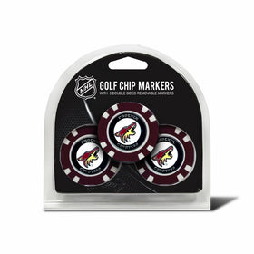 NHL Arizona Coyotes 3 Pack Golf Chip Ball Markers