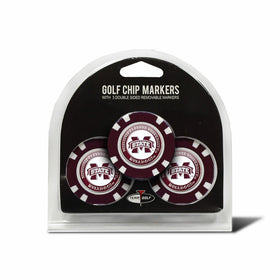 NCAA Mississippi State Bulldogs 3 Pack Golf Chip Ball Markers