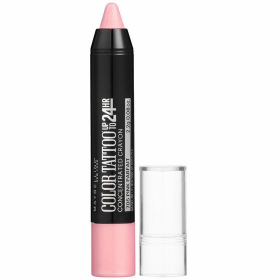 Maybelline Eyestudio ColorTattoo Concentrated Crayon,705 Pink Parfait, 0.08 oz.