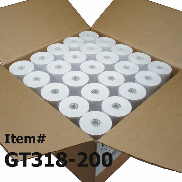 (50) 3-1/8 X 200ft Thermal Paper Rolls