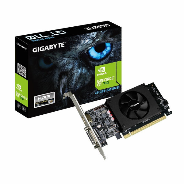 Gigabyte GeForce GT 710 2GB Graphic Cards and Support PCI Express 2.0 X 8 Bus Interface. Graphic Cards GV-N710D5-2GL