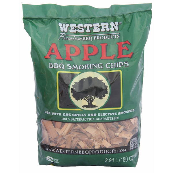 WW Wood inc WESTERN 28065 Apple BBQ Smoking Chips, 2.94 L