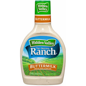 Hidden Valley Buttermilk Ranch Salad Dressing & Topping, Gluten Free - 24 Ounce Bottle