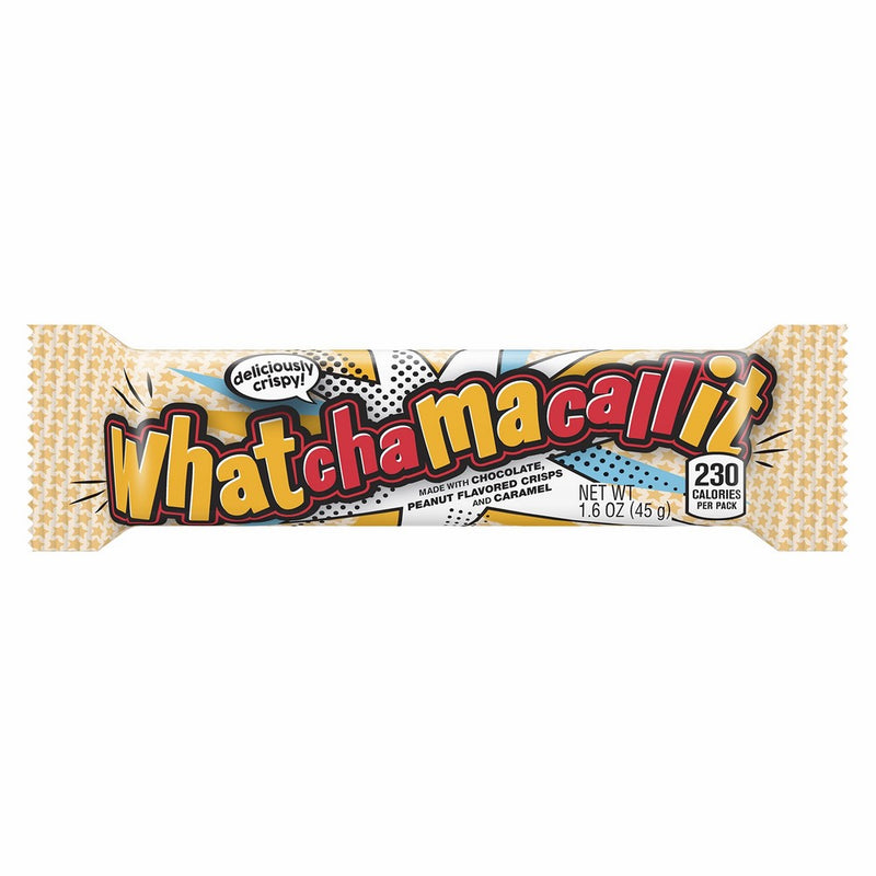 Whatchamacallit Chocolate Caramel Peanut Candy Bar, 1.6 Ounce (Pack of 36)