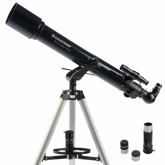 Celestron 21036 PowerSeeker 70AZ Telescope (Black)