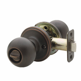 Copper Creek BK2030TB Ball Privacy Door Knob, Tuscan Bronze