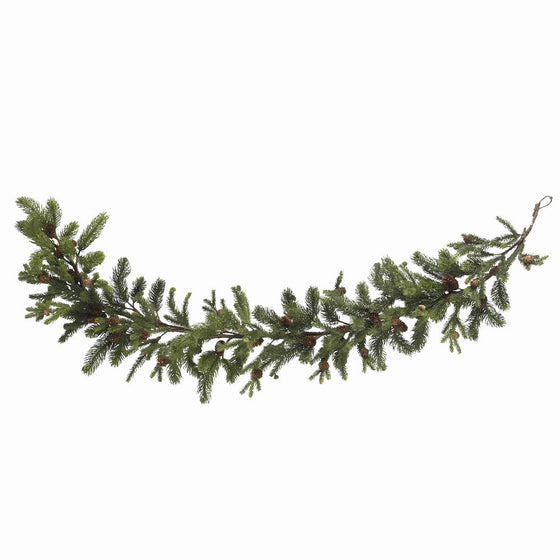 Nearly Natural 4918 Pine and Pinecone Garland, 60-Inch, Green