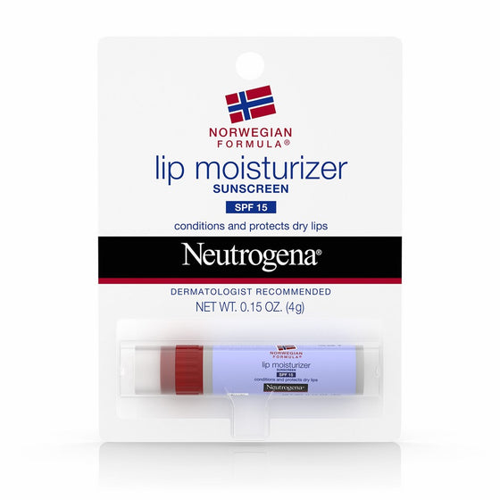 Neutrogena Norwegian Formula Lip Moisturizer With Sunscreen, Spf 15.15 Oz. (Pack of 2)