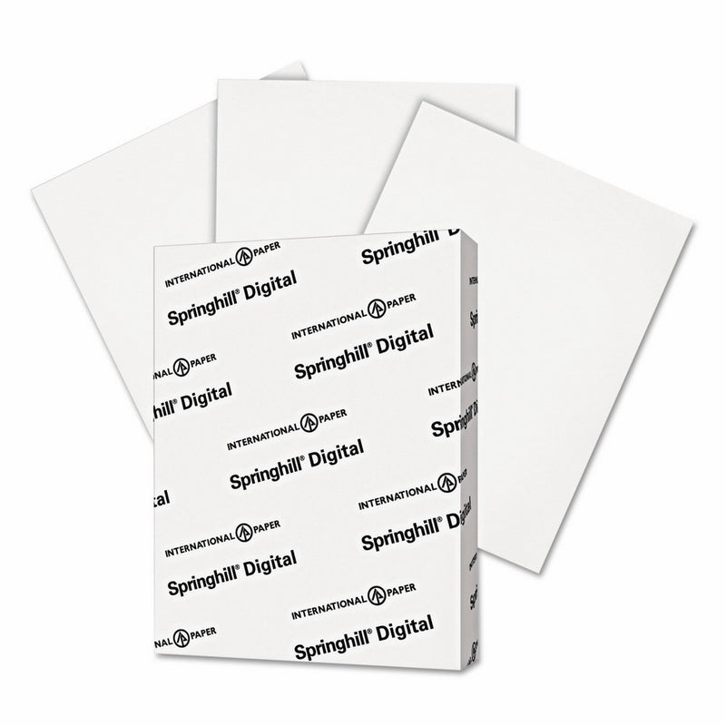 Springhill, Digital Card White, 110lb, Letter, 8.5 x 11, 92 Bright, 250 Sheets / 1 Ream, (015300R) Made In The USA