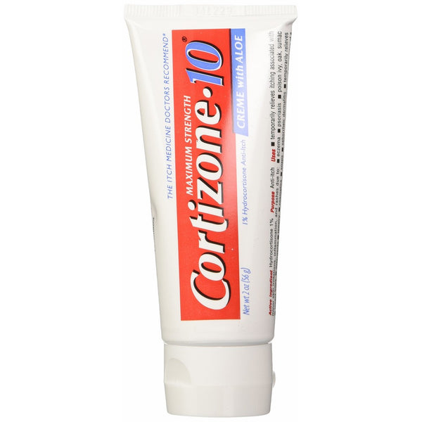 Cortizone-10 Max Strength Cortizone-10 Crme, 2 Ounce Box (Pack of 3)