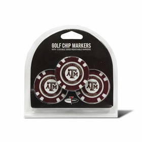 NCAA Texas A&M Aggies 3 Pack Golf Chip Ball Markers