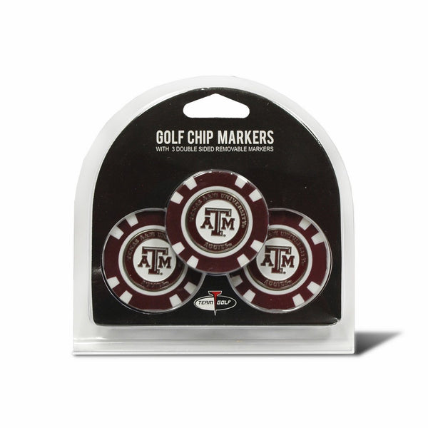 NCAA Texas A&M Aggies 3 Pack Golf Chip Ball Markers