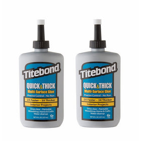 Titebond Quick & Thick Multi-Surface Glue (2-Pack)