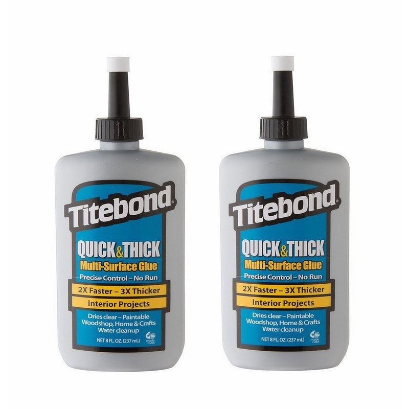 Titebond Quick & Thick Multi-Surface Glue (2-Pack)
