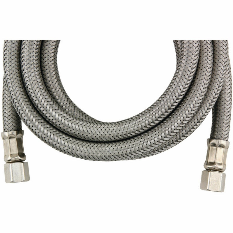 Certified Appliance Accessories Braided Stainless Steel Ice Maker Connector, 6ft
