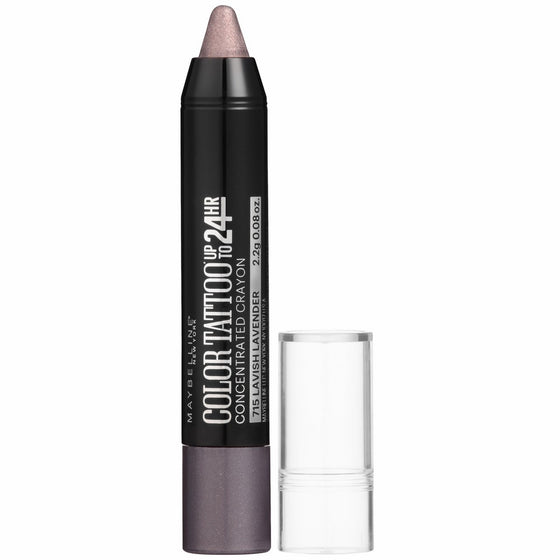 Maybelline Eyestudio ColorTattoo Concentrated Crayon,715 Lavish Lavender, 0.08 oz.