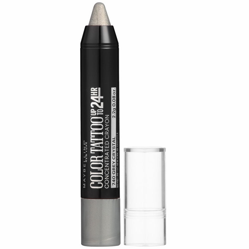 Maybelline Eyestudio ColorTattoo Concentrated Crayon,740 Grey Crystal, 0.08 oz.