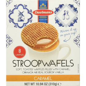 Daelmans Caramel Stroopwafels 8 count waffles 10.94 ounce Pack Of 3