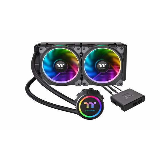 Thermaltake Floe Dual Ring RGB 240 TT Premium Edition PWM TR4 LGA2066 Ready AIO Liquid Cooling System CPU Cooler CL-W157-PL12SW-A