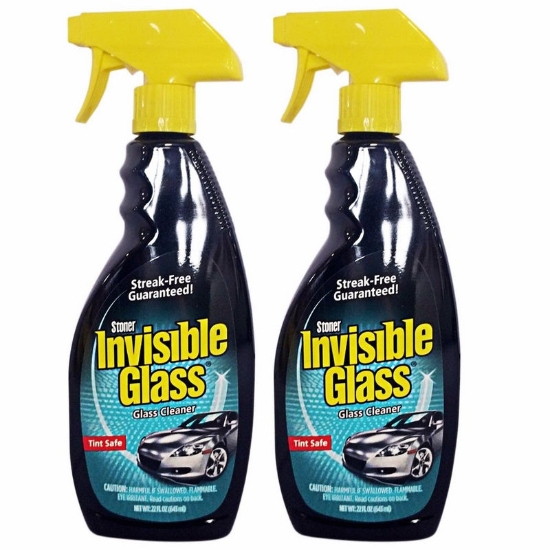 Invisible Glass 92164-2PK Premium Glass Cleaner 22-Ounce Bottle-Case of 2, 44. Fluid, 2 Pack