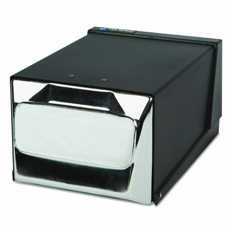 San Jamar H3001BKC Countertop Napkin Dispenser, 7 5/8w x 11d x 5 1/2h, Capacity: 300 Napkins, Black