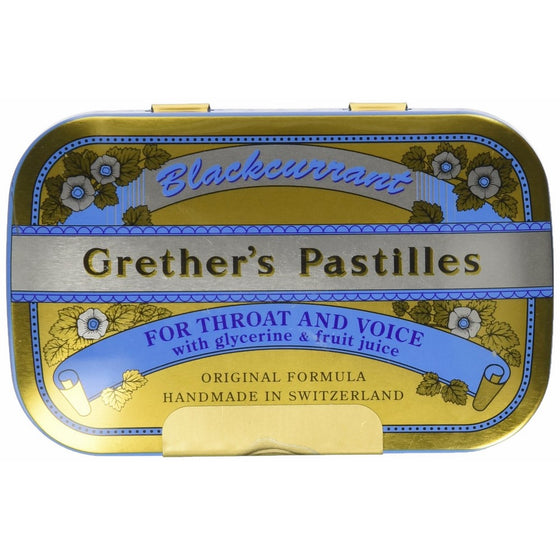 Grether's Black Currant Pastilles 2.1oz pastilles