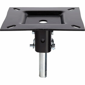 Attwood 1002 Lock'N-Pin 3/4" Pin Seat Mount - Zinc Plated Steel, 3° Tilt, 2-3/4" Steel Pin with Spring