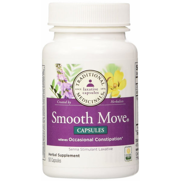 Traditional Medicinals - Smooth Move Senna, 50 capsules