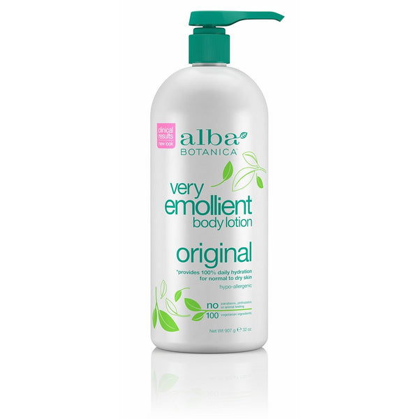 Alba Botanica Very Emollient, Original Body Lotion, 32 Ounce