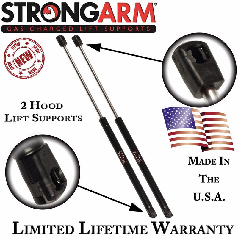 Qty (2) DODGE Ram 2002 2003 2004 2005 2006 2007 Hood Lift Supports, Struts, Dampers, Shocks, Springs Strong Arm 4364